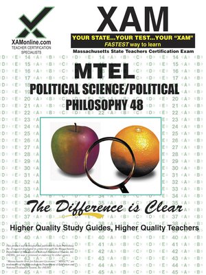 cover image of MTEL Political Science/ Political Philosophy 48